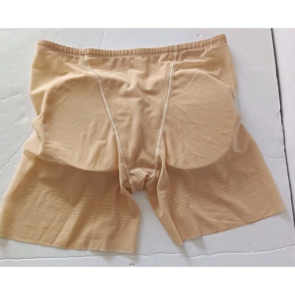 Bubbles Bodywear Seamless Padded Panty Size 2X  Beige Butt Enhancer Sheer 9019 - Picture 5 of 6